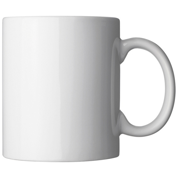 Logo trade promotional products image of: Classic coffee mug for allover print VIESTE 300 ml