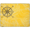 Foldable picnic blanket ALVERNIA Schwarzwolf, yellow