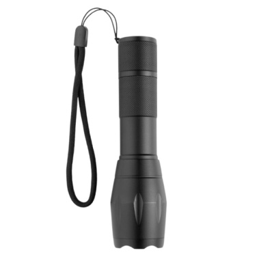 Logotrade promotional item image of: Flashlight DELGADA Schwarzwolf