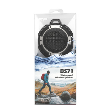 Logo trade promotional merchandise image of: BLUETOOTH SPEAKER BS71 SILICON POWER