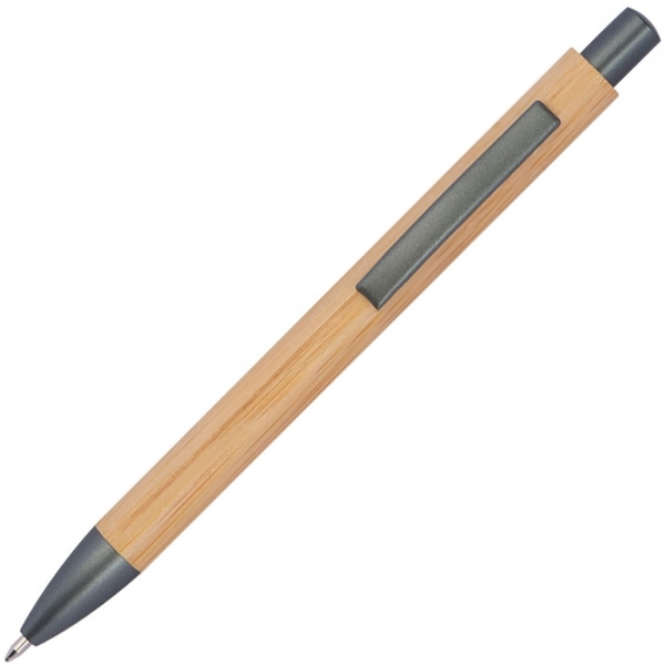 Logo trade promotional giveaways image of: Bamboo ballpen BERINGEN