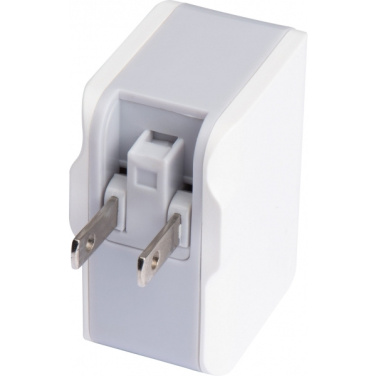 Logo trade promotional items image of: Travel adapter ANTWERP