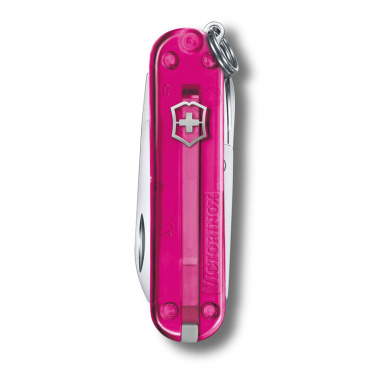 Logo trade business gifts image of: Pocket knife Classic SD transparent Victorinox