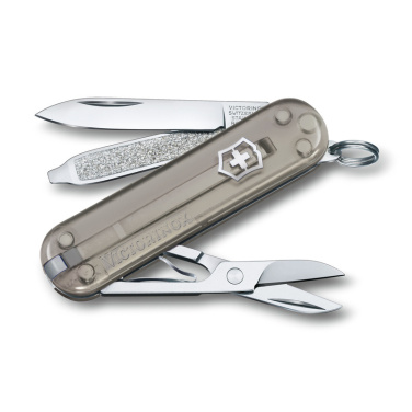 Logo trade promotional item photo of: Pocket knife Classic SD transparent Victorinox