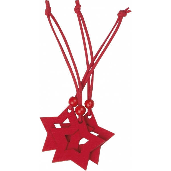 Logotrade advertising products photo of: Star pendant set ESSEN