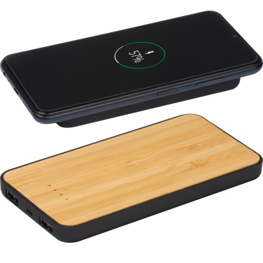 Logotrade promotional merchandise picture of: Wireless charger and powerbank 8000 mAh MILAN