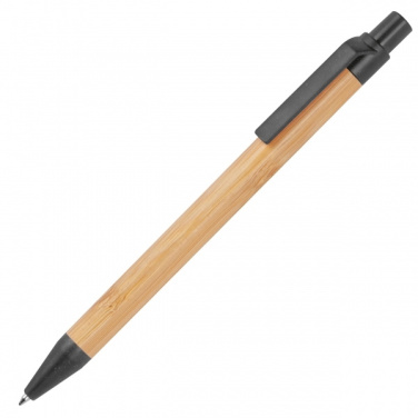 Logo trade corporate gifts image of: Wheatstraw and bamboo ballpen HALLE