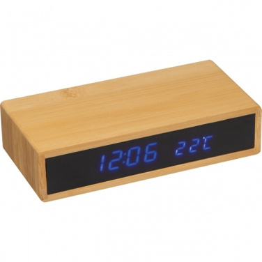 Logo trade promotional products image of: Desk clock TRONDHEIM