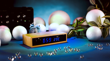 Logotrade corporate gift picture of: Desk clock TRONDHEIM