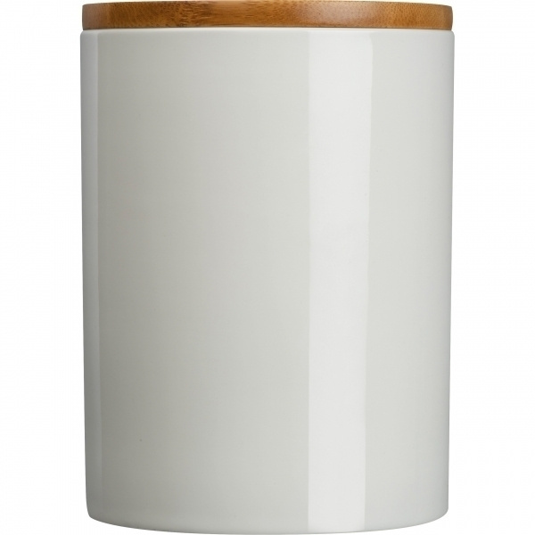 Logo trade promotional merchandise photo of: Ceramic jar NIJMEGEN 750 ml