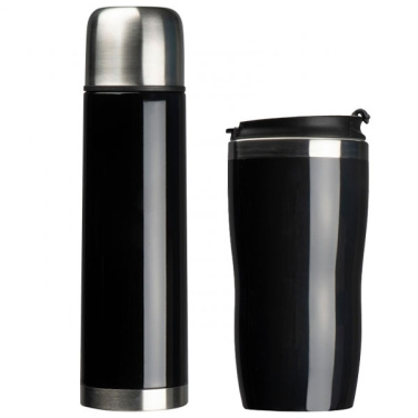 Logotrade promotional merchandise image of: Set of vacuum flask and drinking cup SPLIT 450 ml