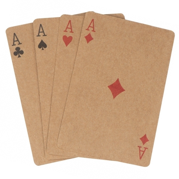 Logo trade corporate gifts image of: Playing cards NEW CASTLE