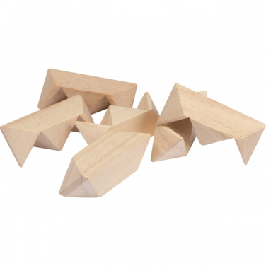 Logo trade promotional product photo of: Wooden puzzle TOULOUSE