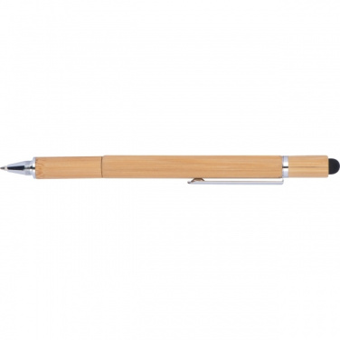 Logo trade promotional merchandise image of: 6in1 multifunctional pen COIMBRA