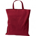 Cotton bag with short handles BREGENZ, burgundy