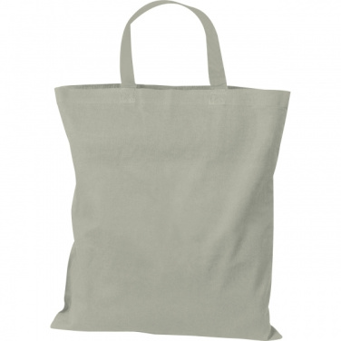 Logo trade promotional item photo of: Cotton bag with short handles BREGENZ