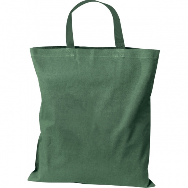 Logo trade corporate gifts image of: Cotton bag with short handles BREGENZ