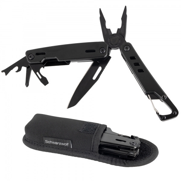 Logo trade promotional gift photo of: Multitool NOBLE Schwarzwolf