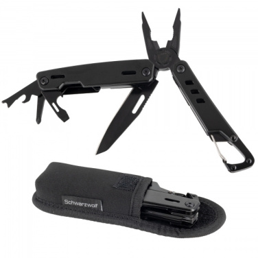 Logo trade advertising products picture of: Multitool NOBLE Schwarzwolf