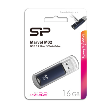 Logo trade advertising products picture of: Pendrive Silicon Power Marvel - M02 3.2 16GB