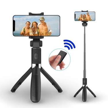 Logo trade corporate gifts image of: Selfie stick with tripod, K06