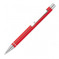 Metal semi gel ballpoint Pen ALMEIRA, red