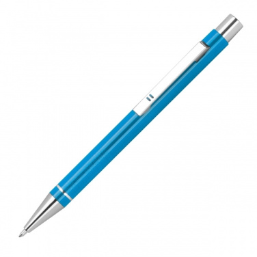 Logo trade promotional products picture of: Metal semi gel ballpoint Pen ALMEIRA