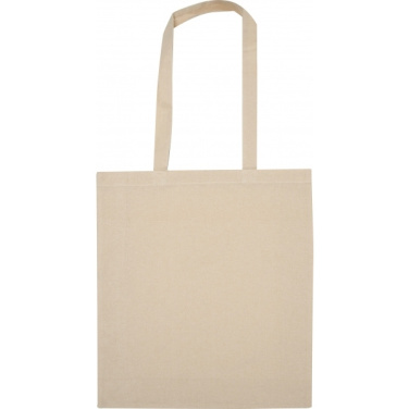 Logo trade promotional gifts picture of: Organic cotton bag with bottom fold INNSBRUCK