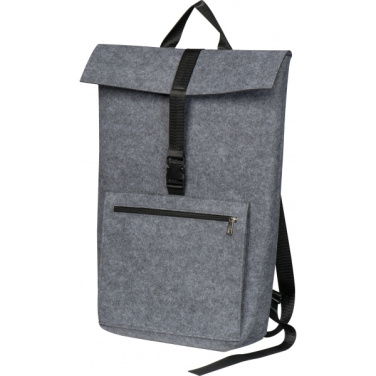 Logotrade business gift image of: RPET Felt Backpack BIRMINGHAM