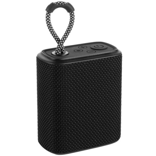 Logotrade promotional giveaway picture of: Waterproof bluetooth speaker HARDEOL Schwarzwolf