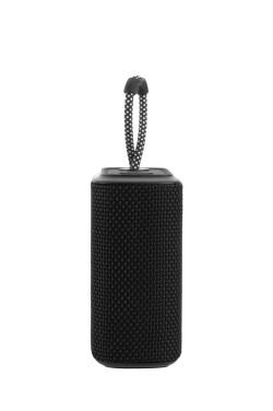 Logo trade promotional item photo of: Waterproof bluetooth speaker HARDEOL Schwarzwolf