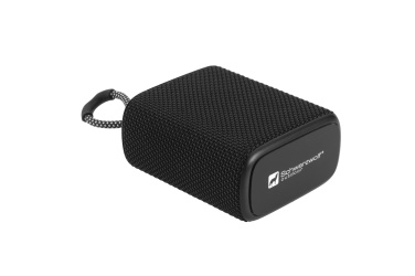 Logotrade promotional gift picture of: Waterproof bluetooth speaker HARDEOL Schwarzwolf