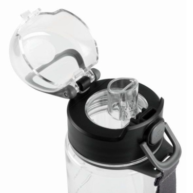 Logo trade promotional merchandise image of: Drinking bottle SEYHAN 900 ml Schwarzwolf