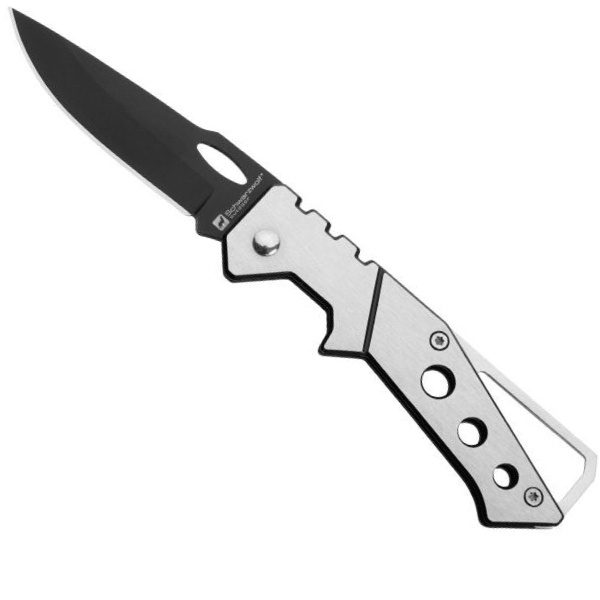 Logo trade promotional merchandise picture of: Folding knife GEDIZ Schwarzwolf