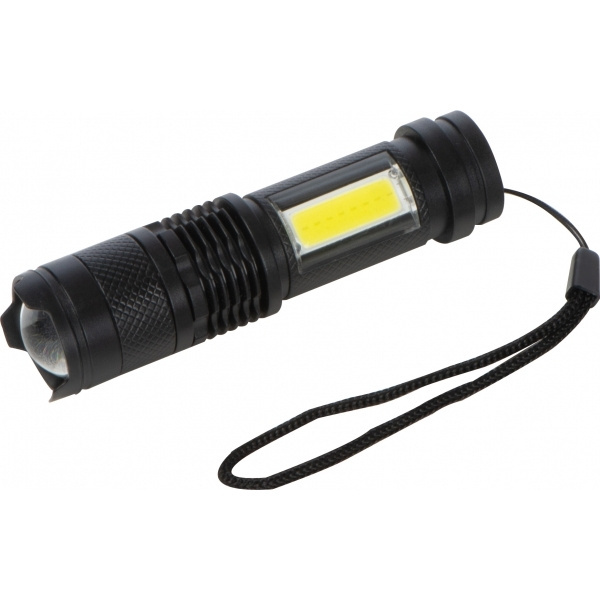 Logo trade promotional item photo of: Rechargeable flashlight AARHUS