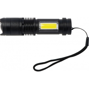 Logo trade promotional merchandise image of: Rechargeable flashlight AARHUS