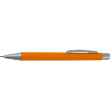 Logotrade promotional item image of: Mechanical pencil soft touch ANCONA