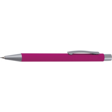 Logotrade promotional item picture of: Mechanical pencil soft touch ANCONA