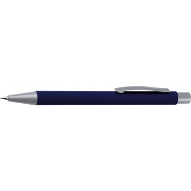 Logo trade corporate gift photo of: Mechanical pencil soft touch ANCONA