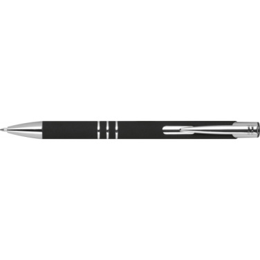 Logo trade promotional gifts picture of: Semi gel pen soft touch DUNMORE