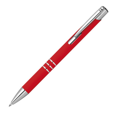 Logotrade promotional giveaway image of: Semi gel pen soft touch DUNMORE