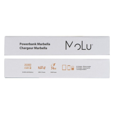 Logotrade promotional merchandise image of: Power bank 20 000 mAh MARABELLA MoLu