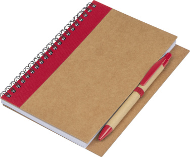 Logo trade promotional giveaways image of: Spiral notebook Ravenna