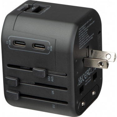 Logo trade promotional gifts image of: Travel Adapter Maracena