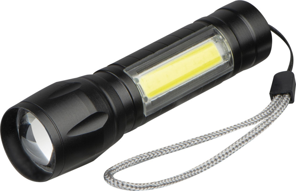 Logo trade business gifts image of: Rechargeable flashlight Tokyo