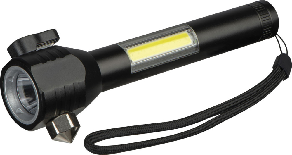 Logo trade business gifts image of: Rechargeable flashlight Trent