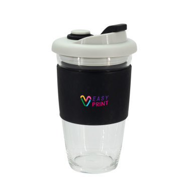 Logo trade promotional product photo of: Glass coffee cup 424 ml