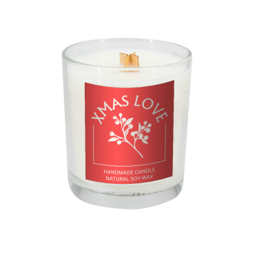 Logotrade advertising products photo of: Soy candle 190g Christmas love