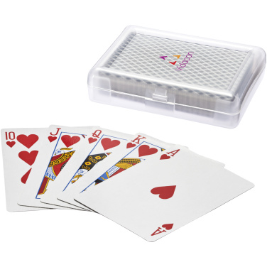 Logo trade promotional gifts picture of: Reno playing cards set in case