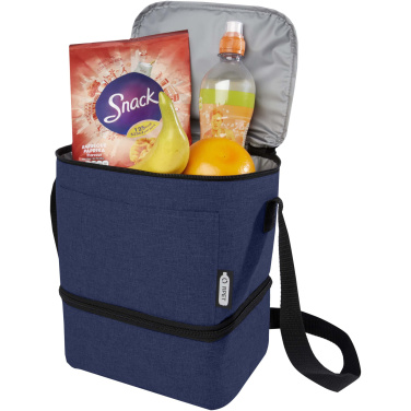 Logo trade promotional gifts picture of: Tundra 9-can GRS RPET lunch cooler bag 9L